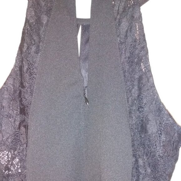 Speechless: Black sleeveless mini dress flair bottom with zip closure. Size 5. - Picture 4 of 4